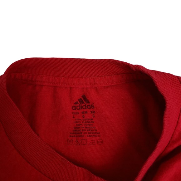 Adidas Men's New Orleans Pelicans NBA Anthony Davis T-Shirt Size Large Red - Picture 15 of 15